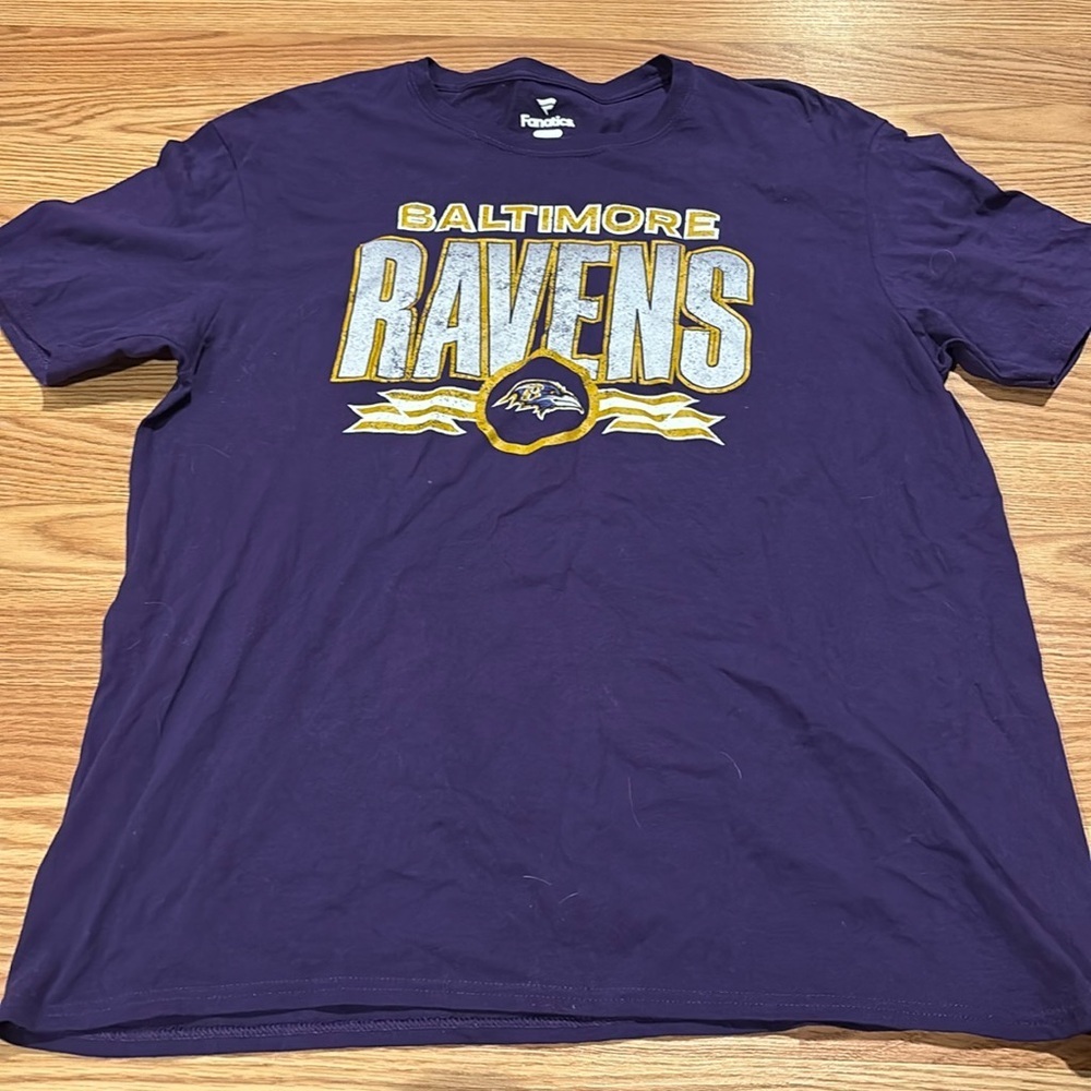 Fanatics Baltimore Ravens NFL short sleeve shirt XL purple shirt